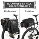 ROCKBROS Rear Bike Rack Quick Release Bike Cargo Rack Luggage Bike Rack Rear Mountain Bike Rack