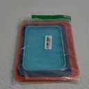 Sophico Rectangle Silicone Storage Cover Lids Replacement for Anchor Hocking and Pyrex Glass Bowls (Container not Included) (MIX-4 PACK)