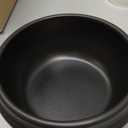 XICHENGSHIDAI Dolsot Bibimbap Earthenware Stone Bowl, Korean Cooking Soup Ceramic Pot, Donabe Pot for Ttukbaegi and Korean Stew with Tray 1500ml / 57.2oz