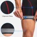 Bikewa Men's Cycling Underwear with Anti-Slip Leg Grips 4D Padded Bike Shorts MTB Liner for Bicycle Biking Riding