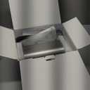 AIOLUS Ultra-Compact Automatic Hand Dryer High Speed Air Wiper w/Washable Filter Low Noise 110v 700W