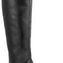 LONDON FOG Womens Irie Riding Boot, Regular and Wide Calf (10, Black)
