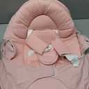 Baby Swings for Infants, Portable Infant Swing with 5-Speeds, 3-Adjustable Height, 3 Timer & 12 Lullabies, Mutil-Function Electric Swing for Baby, Indoor & Outdoor Use (Pink)