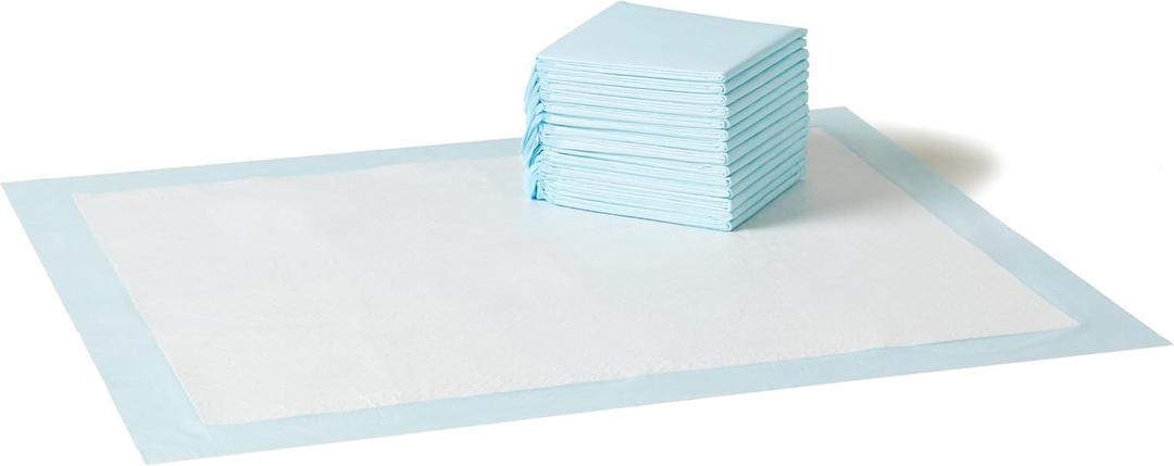 Amazon Basics Disposable Dog Training Pads with Quick-Dry Surface that Turns Liquid into Gel, XL, 34 x 28 Inches, 15-Pack