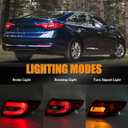 Right Halogen Tail Light Assembly Compatible With 2015-2017 Hyundai Sonata Eco Without LED Tail Lamp Right Passenger Side Replacement HY2805129 92402C2000 11672100