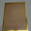 Aluminum Alloy Photo Frame Elegant Thin Border Design for Wall Desktop Display for Certificates Wedding Photos Home Stylish Gold Finish (17"X12")