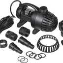 91018 3000 GPH Submersible Water Pump for Pond Waterfall Fountain Hydroponics Aquarium Skimmers Filter System Fish Tank Koi Pool Up To 3000 Gallons with 20FT Cord, 165W, 15FT Lift Height