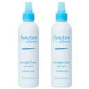 FUNCTION OF BEAUTY Customizable Leave-In Milk Mist for Straight Hair, 7 oz Each (2-Pack) - Leave In Conditioner With Aloe Vera, Sulfate-Free, Infuses Hydration for Weightless Shine