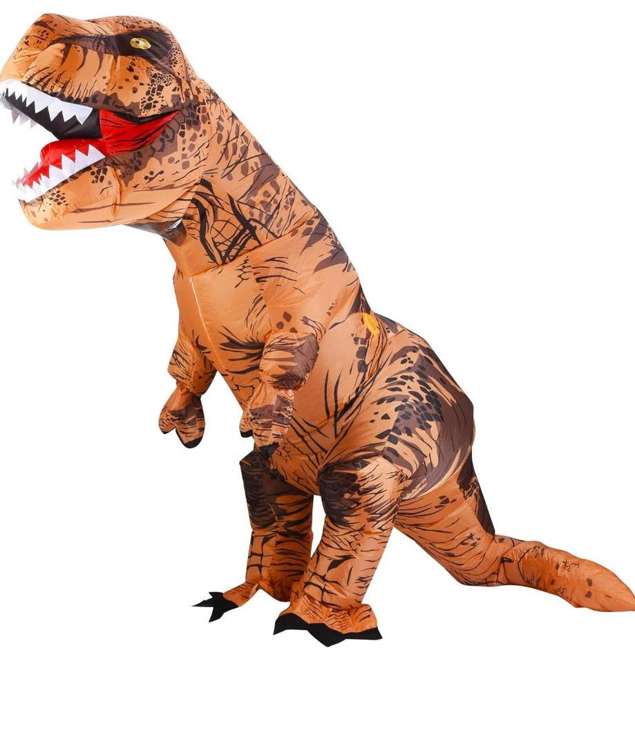 Lulu Home Halloween Dinosaur Costume T-Rex Inflatable Costume for Adult