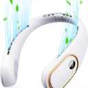 Neck Fan Rechargeable - 5000mAh Portable Neck Fan with Digital Display, 4 Speeds 75% Stronger Cooling, Hands-Free Personal Fan for Women/Men/Kids, Type-C Fast Charge, Gift-Ready Packaging