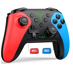 Wireless Switch Controller for Nintendo Switch/Switch 2/Lite/OLED Controller, Switch Controller with a Mouse Touch Feeling on Back Buttons, Extra Switch Pro Controller with Wakeup,Programmable, Turbo Function
