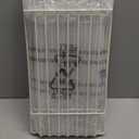 ShellKingdom Over The Toilet Storage Shelf, 3 Tier Toilet Paper Holder Stand Shelves, Punch-Free Bathroom Storage Rack with 2 Hooks, Small Space Organizers for Bathroom, Home, Countertop, White