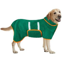 Bienbee Dog Bathrobe, Quick Drying Super Absorbent Dog Robes for After Bath, Warm Keeping Dogs Towel, Dogs Bath Supplies, Green L