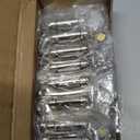 20 Pack 10 Pairs 1/2" Overlay Cabinet Door Hinges Satin Nickel Self Closing Kitchen Cabinet Hinges Brushed Nickel Cabinet Hinges Cupboard Variable Flush Cabinet Hinge