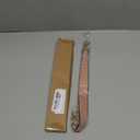 uxcell 14.17 Inch PU Leather Short Bag Strap with Clasp, Purse Handles Handbags Replacement Straps for Clutch Bag Underarm Bags, Pink, Gold Buckle