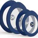 4 Pack Replacement Lids for Pyrex 7201-PC 4 Cup and 7402-PC 6/7 Cup Glass Containers Mixing Bowl Storage Cover Leakproof