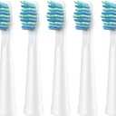 Dada-Tech Electric Toothbrush Replacement Heads for DT-22 - Pack of 5 (Pure White Soft) (Pure White Soft (0.152mm))