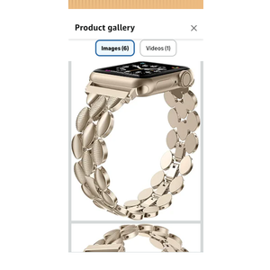 Moolia Elegant Metal Strap Compatible with Apple Watch Band 38mm 40mm 41mm 42mm Metal Fashion Women Replacement Strap Bracelet for iWatch Series 11/10/9/8/7/6/5/4/3/2/1 Champagne