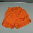 Mizoci Women's Sexy Gym Biker Booty Shorts High Waisted Ruched Workout Shorts (Orange, X-Small)