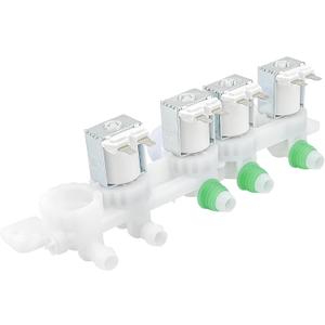 DC97-15459Q Washer Water Inlet Valve (OEM) Compatible with Samsung WA52A5500AC WA52A5500AV WA52A5500AW WA55A7300AE WA55CG7100AW WA49B5205AW WA51A5505AC WA51A5505AV WA55CG7100AV WA54CG7150ADA