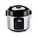 Yum Asia Kumo YumCarb Rice Cooker with Ceramic Bowl and Advanced Fuzzy Logic, (5.5 Cups, 1 Litre), 5 Rice Cooking Functions, 3 Multicooker Functions, 110V US Power (Light Stainless Steel)