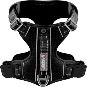 BARKBAY Dog Harness No Pull with ID Tag Pocket - Heavy Duty, Reflective, Easy Control for Large Dogs(Black,S) BARKBAY Dog Harness No Pull with ID Tag Pocket - Heavy Duty, Reflective, Easy Control for Large Dogs(Black,S)