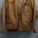 Carhartt Men's Relaxed Fit Washed Duck Sherpa-Lined Utility Jacket, S