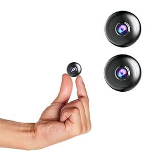 1 pcs Only 0.97 inch Hidden Camera with Audio/ Video Mini Small Spy Cam Home Indoor Use Night Vision Motion Detection Baby Monitor Wireless Outdoor Nanny espias ocultas WiFi Security Secret