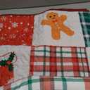 MarCielo Christmas Quilt Set Bedspread Set B022,Red,King,B022_K