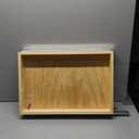 Pull Out Cabinet Organizer, 1PC 15 W x 21 D Soft Close Slide Out Wood Drawer Storage Shelves for Kitchen, Base Cabinet Organization for Pantry, Finished, Heavy-Duty, Bottom Assembly
