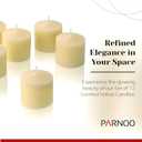 French Vanilla Scented Votive Candles, Set of 12-1.25" Wax Candles for Home, Scented 10 Hour Burn Time - Aromatherapy, Spa Ambiance, Table Centerpieces & Home Dcor