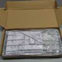 4 Tier Spice Rack Organizer for Cabinet, Spice Rack Organizer, Depth Adjustable Spice Organizer for Cabinet, Countertop, Cupboard, Pantry, Seasoning Shelf, Metal, Gray (2 Pack)