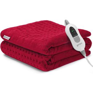 GENIANI Electric Heating Pad for Back Pain & Cramps Relief, Electric Throw, Auto Shut Off, Machine Washable, Moist Heat Pad for Neck & Shoulder - Mothers Day Gifts, 12x24 Viva Magenta