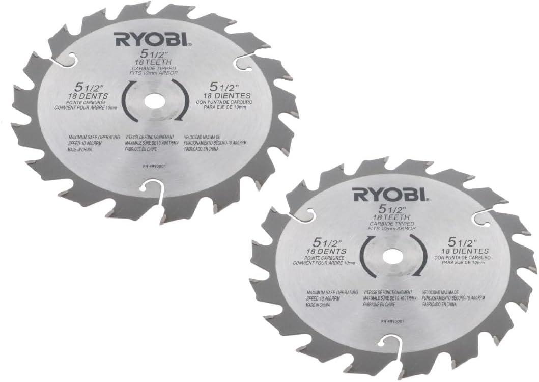 Ryobi 6797329 Pack of 2 Circular Saw Blades - D150 x 1.5MM