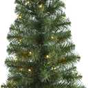 Nearly Natural 2ft. Green Artificial Christmas Tree with 35 LED Lights and 72 Bendable Branches