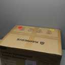 Counter Height Bar Stools Set of 2, 24 Inch Barstools for Kitchen Counter, Kitchen Stools with Bonded Leather Saddle Seats & Heavy Duty Metal Legs, Easy Assembly, Gray/Black