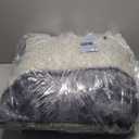 Floralux Large Shag Area Rugs 6x9 for Bedroom, Tie-Dyed Dark Grey, Plush Rugs for Living Room, Ultra Soft Fluffy Carpet, Non-Slip Indoor Floor Carpets for Kids Room, Playroom