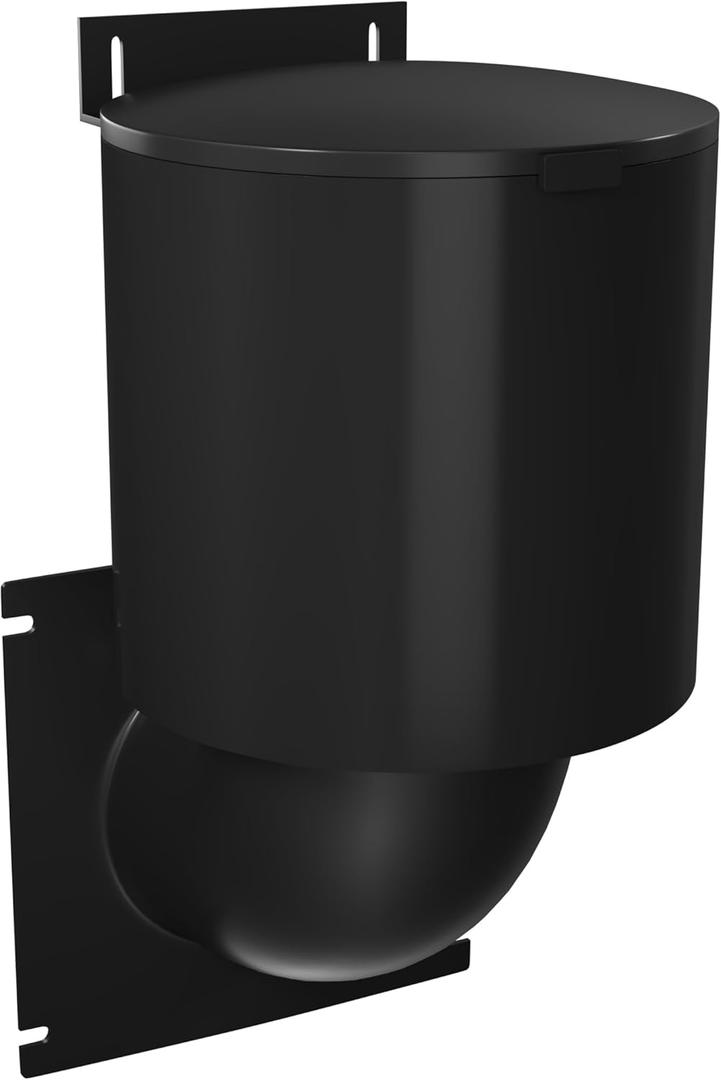 Dryer Vent Cover 4 inch (Black) with UV RESISTANT - Outdoor Dryer Vent Cover Natural Energy Saving, Dryer Vent Seal for Home Exterior