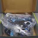 MammyGol Adjustable Inline Skates for Kids Boys Girls Youth Beginner with Light up Wheels Ages (Large - Youth (5-8US), Blue)