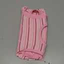 Sebdtico Recovery Suit for Dogs,Dog Surgery Suit Female Spay,Soft Dog Onesie for Surgery Female,Dog Cone Alternative Surgical Recovery Suit Female,Abdominal Wounds Licking Anti Suit for Dogs (Striped Pink) L