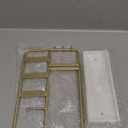 ChuStory Jewelry Holder Organizer, Gold Jewelry Stand, Jewelry Stand Organizer, Room Decor Gift for Women/Teen Girl (Gold+White) (T28)