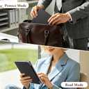 CoBak Detachable Magnetic Case for Kindle Paperwhite 12th Gen 2024 (7") & Kindle Colorsoft Signature Edition (7") - Ultra Slim Transparent Clear TPU Back Shell Protective Cover with Auto Wake/Sleep