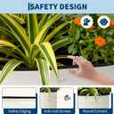 Garvee 2 Pack 8x2x1.5ft Galvanized Raised Garden Bed, Metal Planter Box, 8x2x1.5ft 2pcs