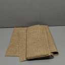 homing Cotton Linen Placemats Set of 6, Cloth Washable Farmhouse Dining Table Mats for Indoors & Outdoors, Easy to Clean, Linen, 13 x 19 Inch