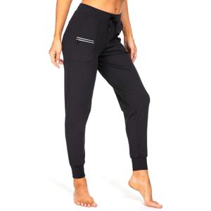 Kcutteyg Womens Joggers with Pockets, Lightweight Quick Dry Athletic Workout Soft Pants for Gym, Yoga, Running, Causal(Black,Small)