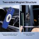 SYNCWIRE Magnetic Phone Ring Holder for MagSafe, 360 Rotation Cell Phone Grip Stand Finger Ring Kickstand Two-Sided Magnet Compatible with iPhone 17 Pro Max 16 15 14 13 12 MagSafe Accessories