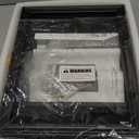 VERANI Minifigures Miniature Display Case Collectibles Display Box Wall Mount Figure Display Curio Cabinet with Lockable Anti Dust Door for Small Objects Lockable Removable Shelves - Small Black