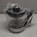 Elite Gourmet ETS623 BPA-Free 40-Watt Electric Citrus Juicer, Compact, Large Volume, Pulp Control, Oranges, Lemons, Limes, Grapefruits with Easy Pour Spout, 24oz, Black/Stainless Steel