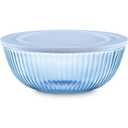 PYREX 4.5 Quart Bowl with Blue Lid, 1 EA