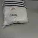 Seasonwood Black and White Shower Curtain with Tassels,Farmhouse Fabric for Bathroom,Heavy Weighted, 72 x 72